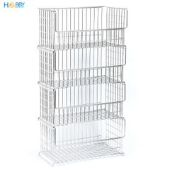 Kệ đựng đồ đa năng lắp tầng tiện dụng inox 304 Hobby home decor KRT2
