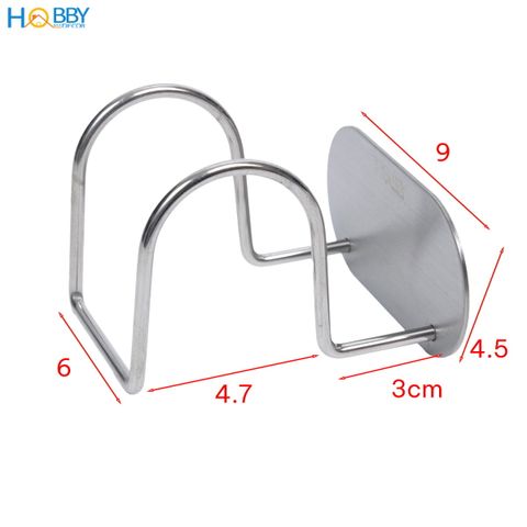 Móc treo dép nhà inox 304 gắn tường không khoan Hobby Home Decor MTD1