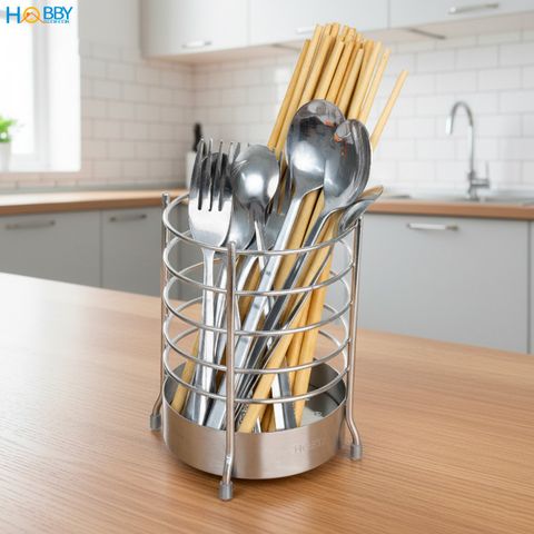 Ống đựng đũa muỗng để bàn inox 304 Hobby home decor OD5