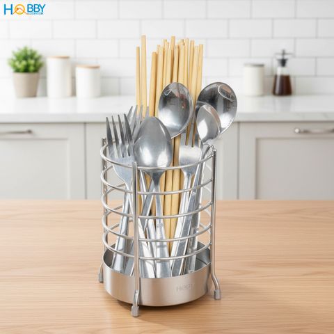 Ống đựng đũa muỗng để bàn inox 304 Hobby home decor OD5