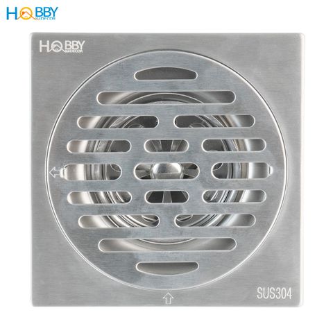 Phễu thoát sàn ngăn mùi hôi inox 304 size 12x12 Hobby home decor PTS1