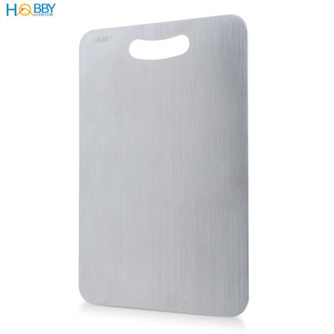 Thớt inox 304 kháng khuẩn dòng đặc ruột Hobby home decor TH 3 size tùy chọn
