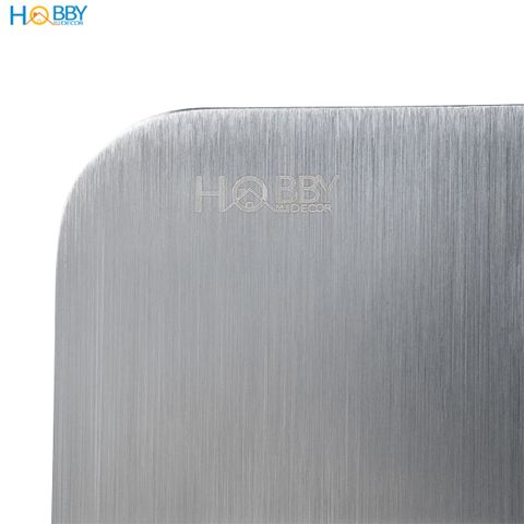 Thớt inox 304 kháng khuẩn dòng đặc ruột Hobby home decor TH 3 size tùy chọn