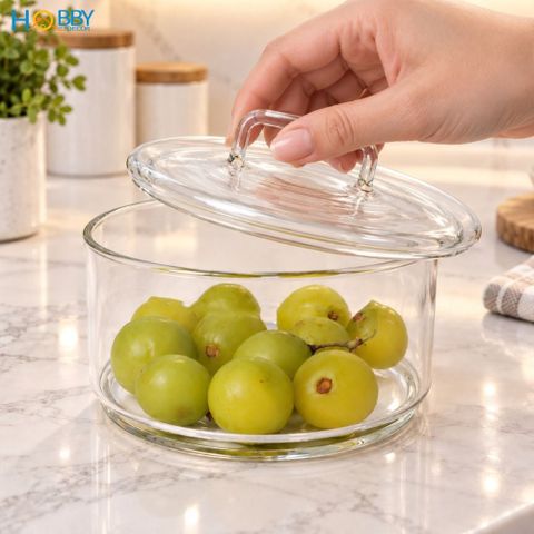 Hủ thủy tinh đựng thực phẩm nhiều tầng tùy chọn Hobby Home Decor HTT1