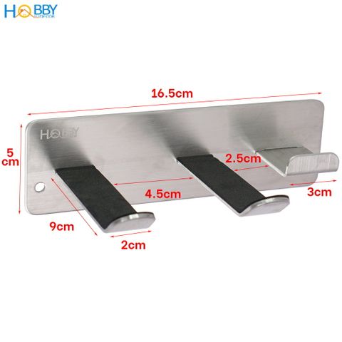 Giá treo máy sấy tóc inox 304 gắn tường Hobby Home Decor MS3PC