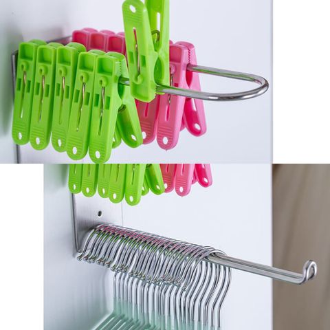 Giá treo móc kẹp phơi quần áo gắn tường inox 304 Hobby home decor GPM1