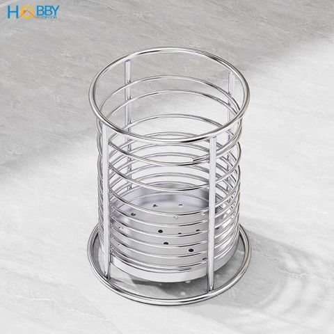 Ống đựng đũa muỗng thìa để bàn inox 304 Hobby home decor OD4