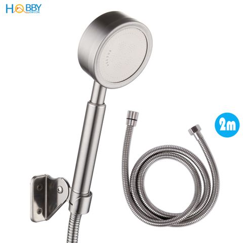 Vòi hoa sen tăng áp tay cầm có dây sen giá treo Hobby Home Decor BST2