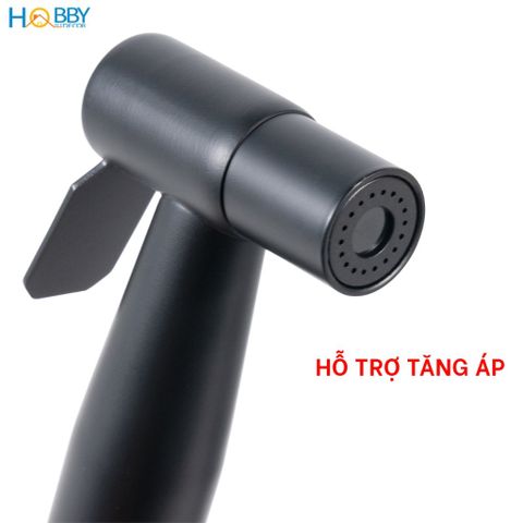 Bộ vòi xịt toilet inox 304 sơn đen Hobby home decor VSR7