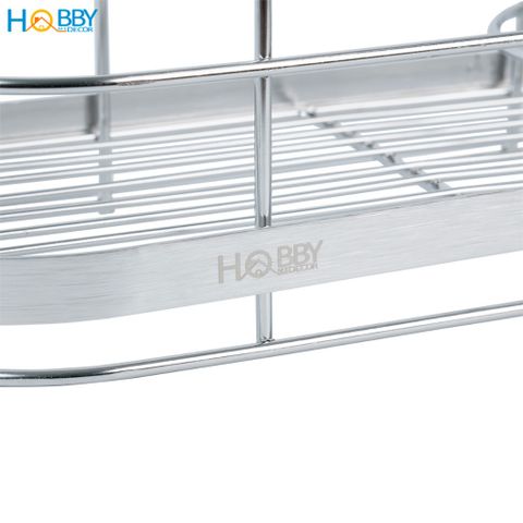 Kệ đựng đồ rửa chén chổi cọ gác bồn inox 304 Hobby home decor KRC13