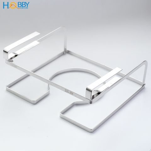 Giá treo nắp vung gắn vào thành tủ bếp Hobby Home Decor NVTT có 8 móc