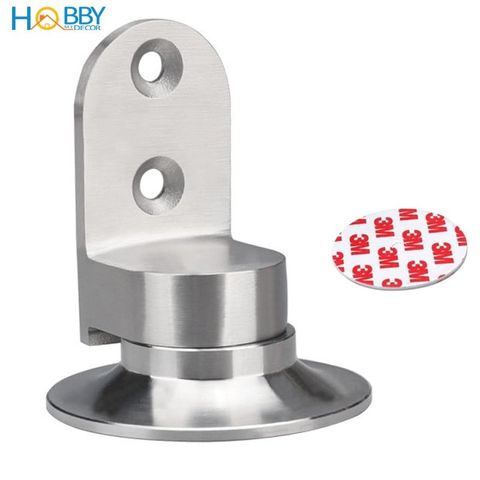 Bộ chặn cửa chống va đập nam châm hít dán sàn inox 304 Hobby Home Decor CC5
