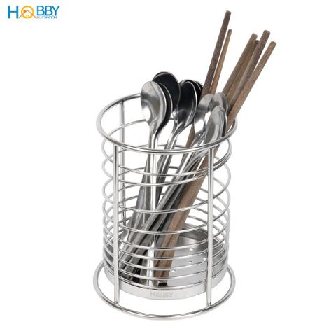 Ống đựng đũa muỗng thìa để bàn inox 304 Hobby home decor OD4