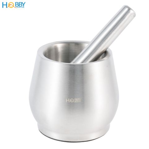 Chày cối inox 304 hình bầu giảm ồn Hobby home decor CI1