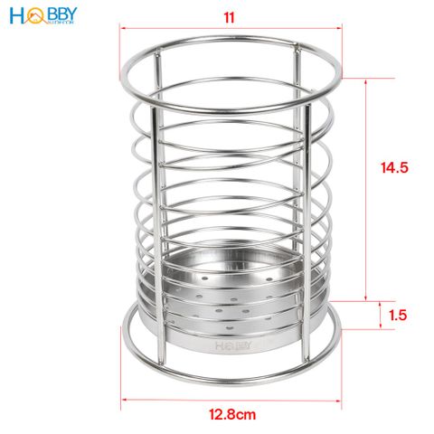 Ống đựng đũa muỗng thìa để bàn inox 304 Hobby home decor OD4