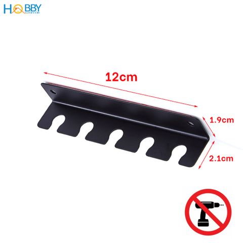 Giá treo 5 bàn chải gắn tường Hobby home decor DK2 có keo dán đinh ốc