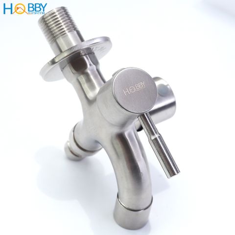 Vòi củ sen lạnh đa năng 2 đầu xả Inox 304 Hobby home decor CS1