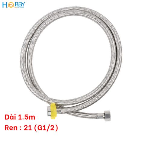 Dây cấp nước cho vòi lạnh Inox 304 dài 1.5m Hobby home decor DSL150