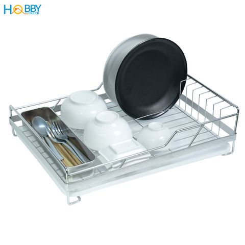 Kệ chén đa năng kèm ống đũa inox 304 Hobby home decor KC8