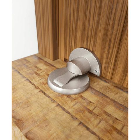 Chặn cửa đế dẹp nam châm hít chặn inox 304 Hobby home decor CC2