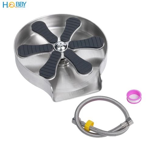 Vòi phun rửa ly gắn chậu áp suất mạnh HOBBY Home Decor VRLT inox 304