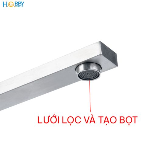 Vòi rửa chén bát nóng lạnh cao cấp inox 304 Hobby home decor RCDV