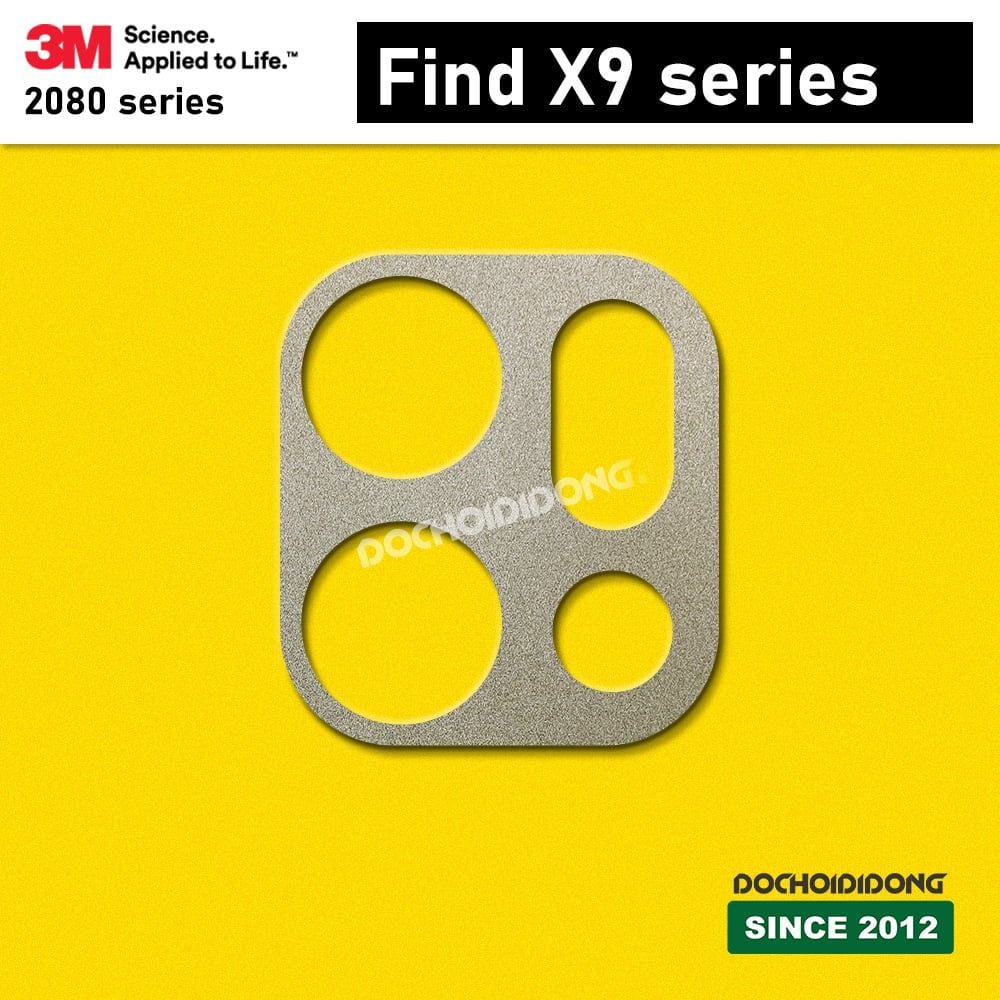 Dán Skin 3M Bảo Vệ Camera Oppo Find X9 / X9 Pro / X9 Ultra (Vân Nổi 3D, Khoét Lỗ)