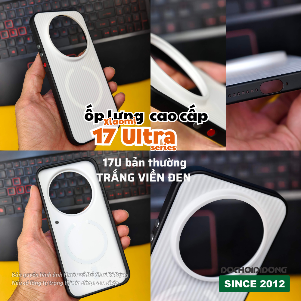 [VÒNG XOAY CAMERA] Ốp lưng cao cấp dành cho Xiaomi 17 Ultra / Xiaomi 17 Ultra Leica Edition / Xiaomi LeitzPhone