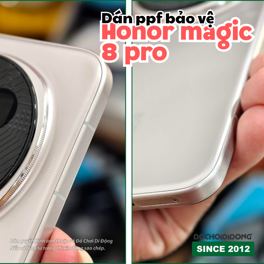 Dán PPF Full Body Chống Trầy Xước Honor Magic 8 Pro (Màn Hình/Lưng/Viền) - Tự Phục Hồi