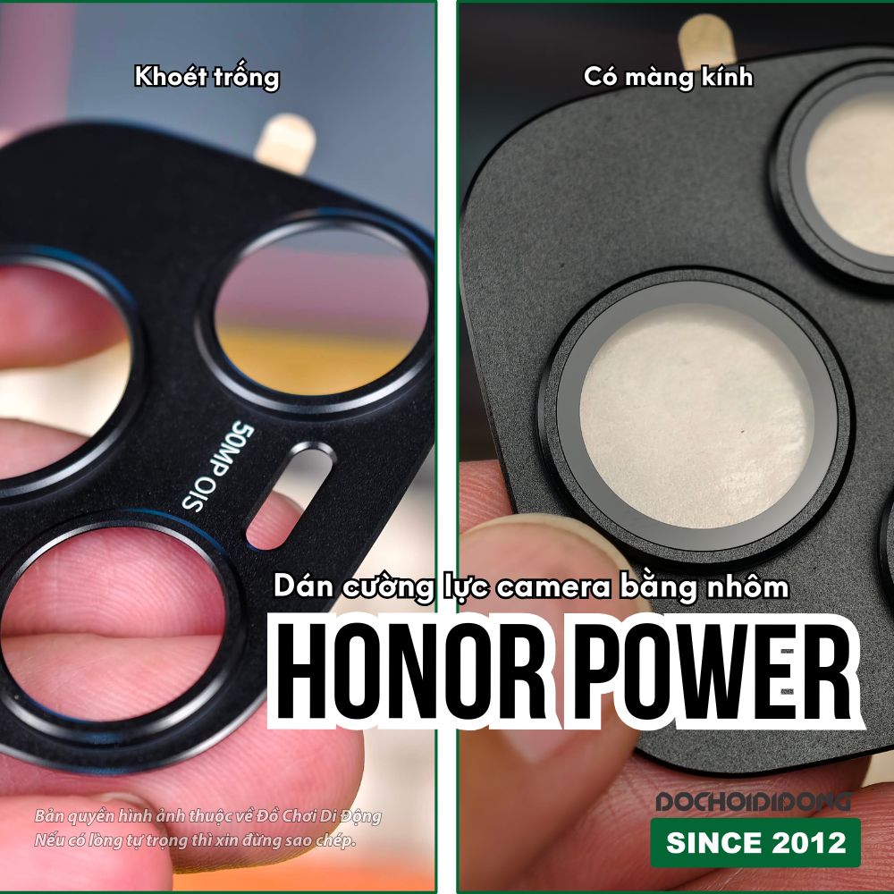 Dán Cường Lực Camera Bằng Nhôm HONOR POWER - Bảo Vệ Toàn Diện, Phong Cách Cá Tính