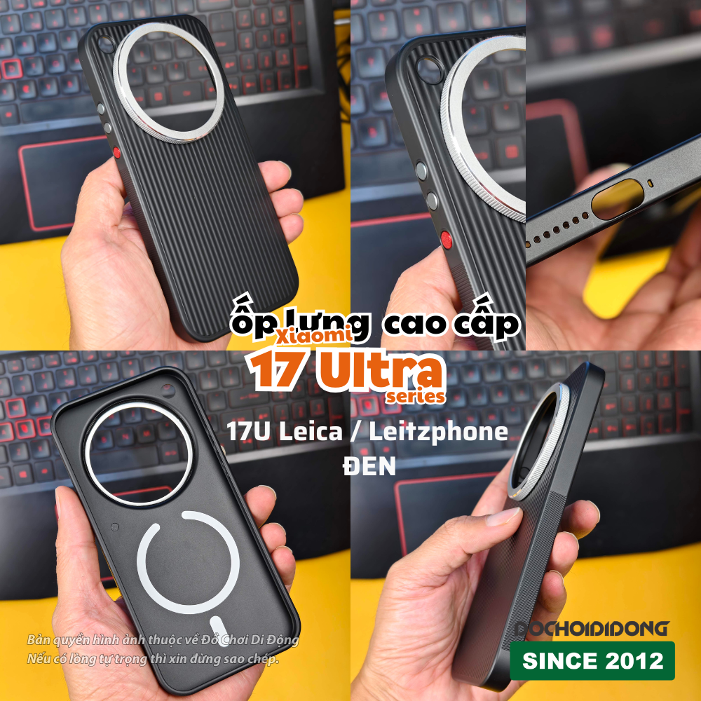 [VÒNG XOAY CAMERA] Ốp lưng cao cấp dành cho Xiaomi 17 Ultra / Xiaomi 17 Ultra Leica Edition / Xiaomi LeitzPhone