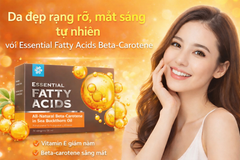 Da Đẹp – Mắt Sáng – Tăng Đề Kháng Chỉ Với 1 Viên Beta-Carotene Mỗi Ngày