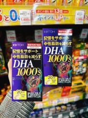 Viên Uống DHA 1000S Nhật Bản – Bổ Não, Tăng Trí Nhớ Hiệu Quả