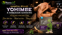 Viên Uống Tăng Sinh Lý Nam Essential Botanic Yohimbe & Siberian ginseng - Sung Mãn Thăng Hoa