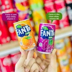 Nước Ngọt Fanta Vị Nho/Vị Cam Nhật Bản 160ml – Giải Khát Sảng Khoái