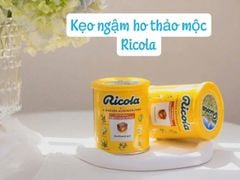 Kẹo Ngậm Ho Ricola Đức – Thảo Dược Tự Nhiên Giảm Ho, Dịu Cổ Họng