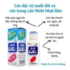Lăn bôi trị muỗi đốt và côn trùng cắn muhi