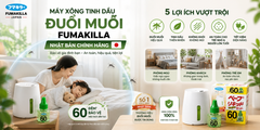 Máy Xông Tinh Dầu Đuổi Muỗi Fumakilla Nhật Bản – An Toàn, Không Khói, Hiệu Quả 24H
