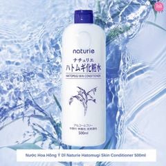 Nước hoa hồng Ý Dĩ Naturie Hatomugi 500ml – Dưỡng ẩm dịu nhẹ, sáng mịn làn da
