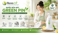 Nước rửa bát Green Pin Siberian Wellness – Sạch dầu mỡ, an toàn từ dầu dừa thiên nhiên