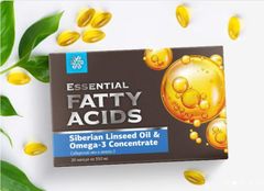 Omega -3 Siêu Tinh Khiết Từ Dầu Lanh Và Cá Biển Nước Sâu (Thực phẩm bảo vệ sức khỏe Essential fatty acids Siberian linseed oil & omega-3 concentrate)