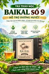 Trà Thảo Mộc Baikal Số 9 – Hỗ Trợ Ổn Định Đường Huyết, Thanh Lọc Cơ Thể Tự Nhiên