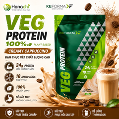 Bột Protein Thực Vật 100% Creamy Cappuccino Keforma Cho Cuộc Sống Khỏe Mạnh
