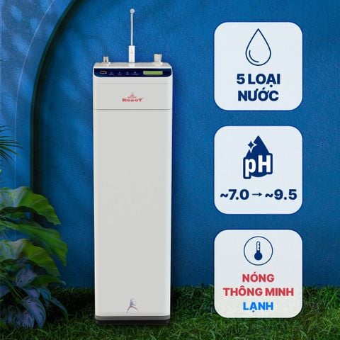Máy lọc nước UF Hydrogen Kiềm Nóng thông minh – Lạnh ROBOT H2Supreme-7U