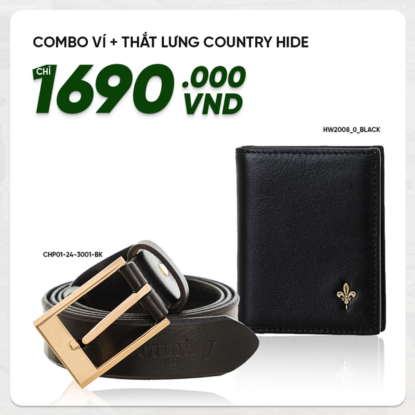 Combo 2 món Thắt Lưng + Ví CHP01-24-300 & HW2008