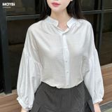Áo sơ mi kiểu tay phồng