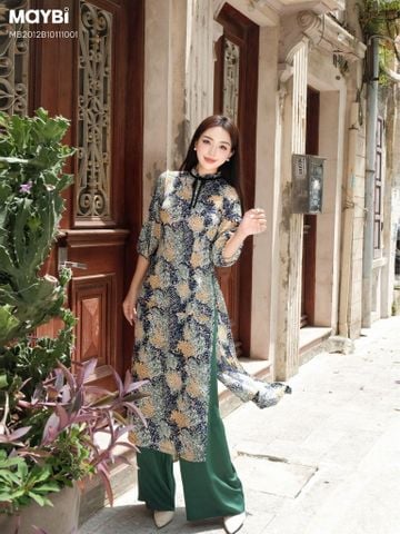 Quần áo dài suông lụa tây thi