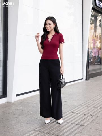 Áo thun polo ôm tay ngắn