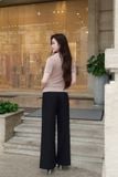 Quần culottes ống suông đen