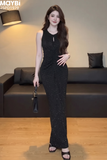 Đầm ôm eo nhún kiểu dáng maxi